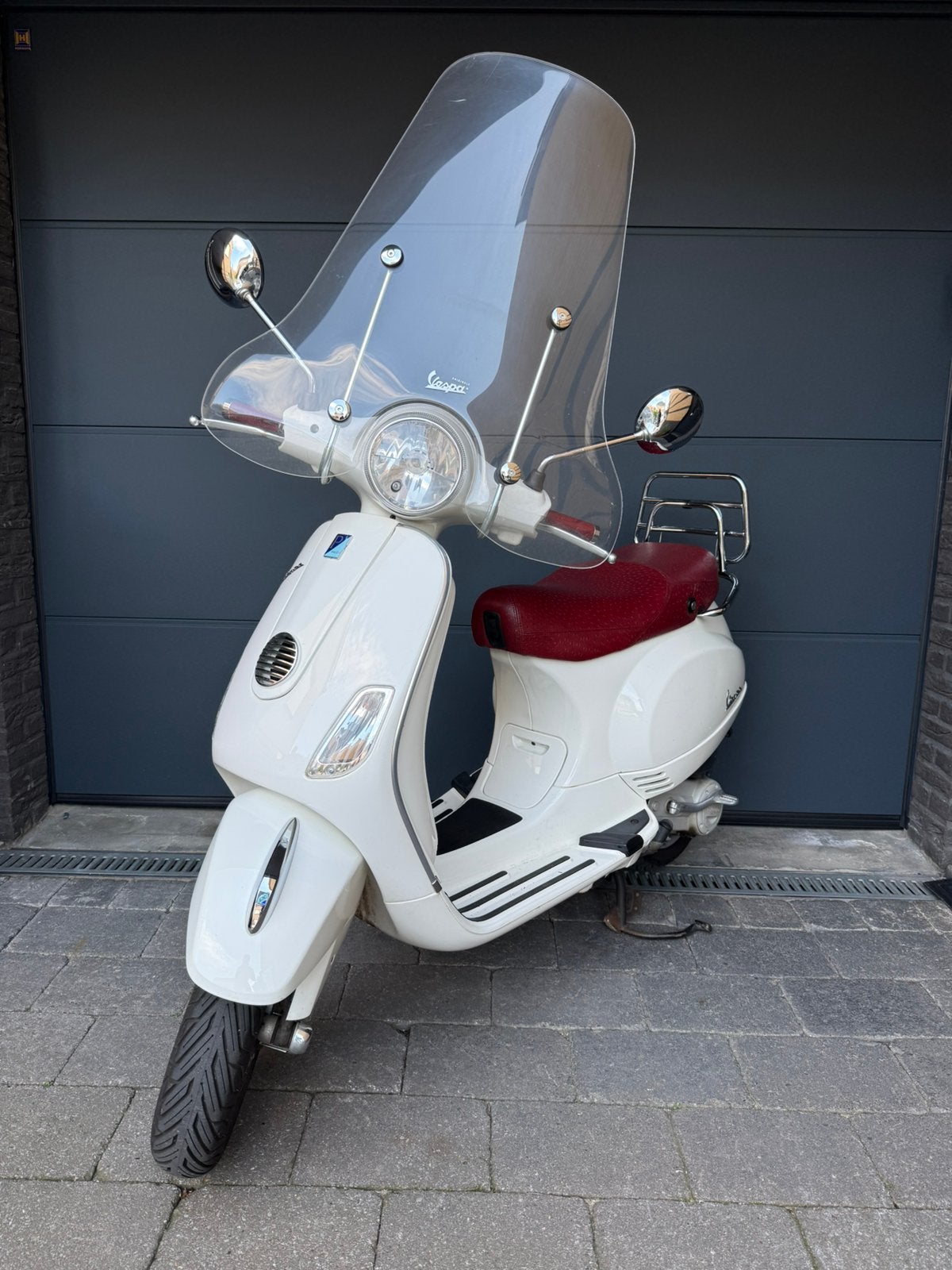Witte Vespa LX50 4t, Fietsen en Brommers, Ophalen, Gebruikt, Benzine, Vespa LX