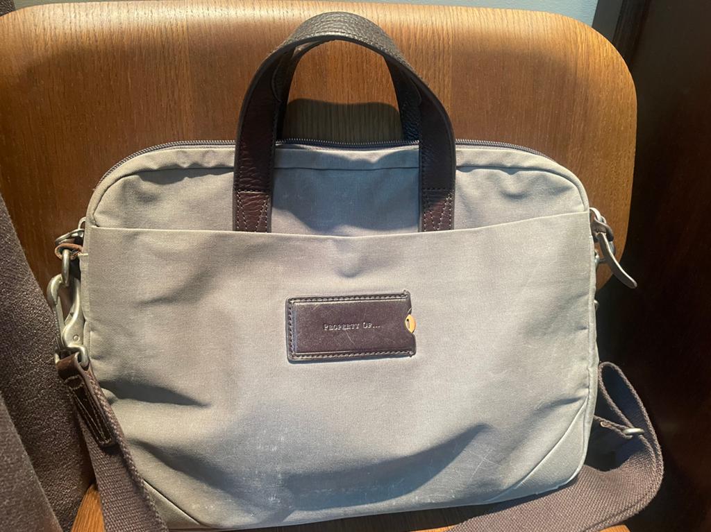 Property Of Briefcase - Fits 14" Laptop, Sieraden, Tassen en Uiterlijk, 30 cm of meer, Zwart, Minder dan 35 cm, Ophalen of Verzenden