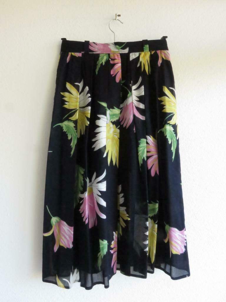 Barco Sport lange rok donkerblauw met grote bloemen maat 40, Maat 38/40 (M), Blauw, Barco, Ophalen of Verzenden