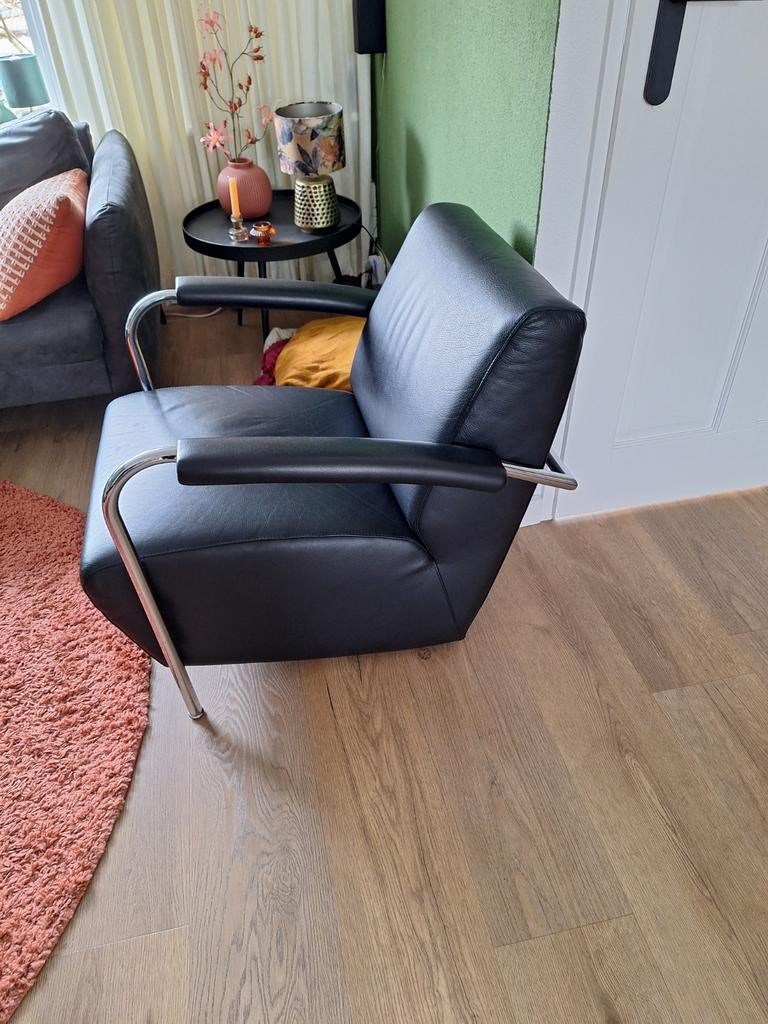 Leolux Scylla Leren stoel, Ophalen of Verzenden, 75 tot 100 cm