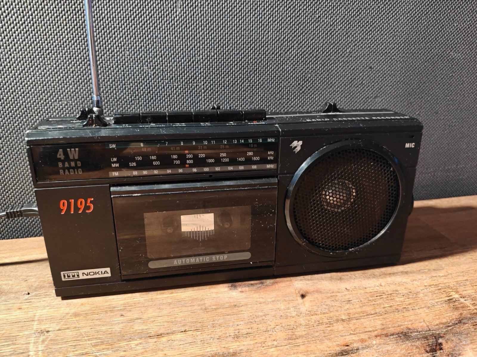 ITT Nokia Tiny Cassette 9195 Radio Cassette Recorder, Audio, Tv en Foto, Ophalen of Verzenden, Enkel, Overige merken