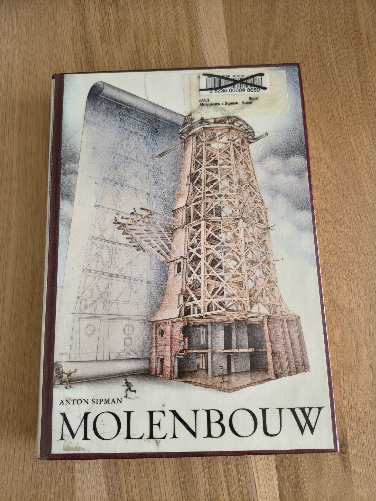 Molenbouw  Anton Sipman, Anton Sipman, Verzenden, Zo goed als nieuw, Bouwkunde