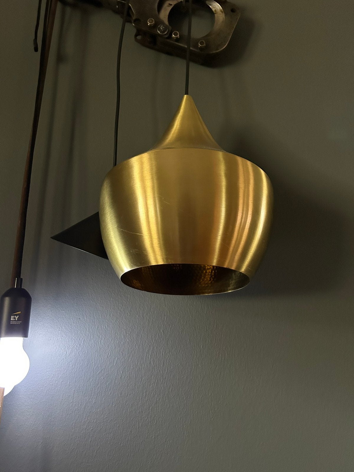 Tom Dixon designer hanglamp heel mooi, Ophalen, Gebruikt, Overige materialen, Industrieele look/stijl