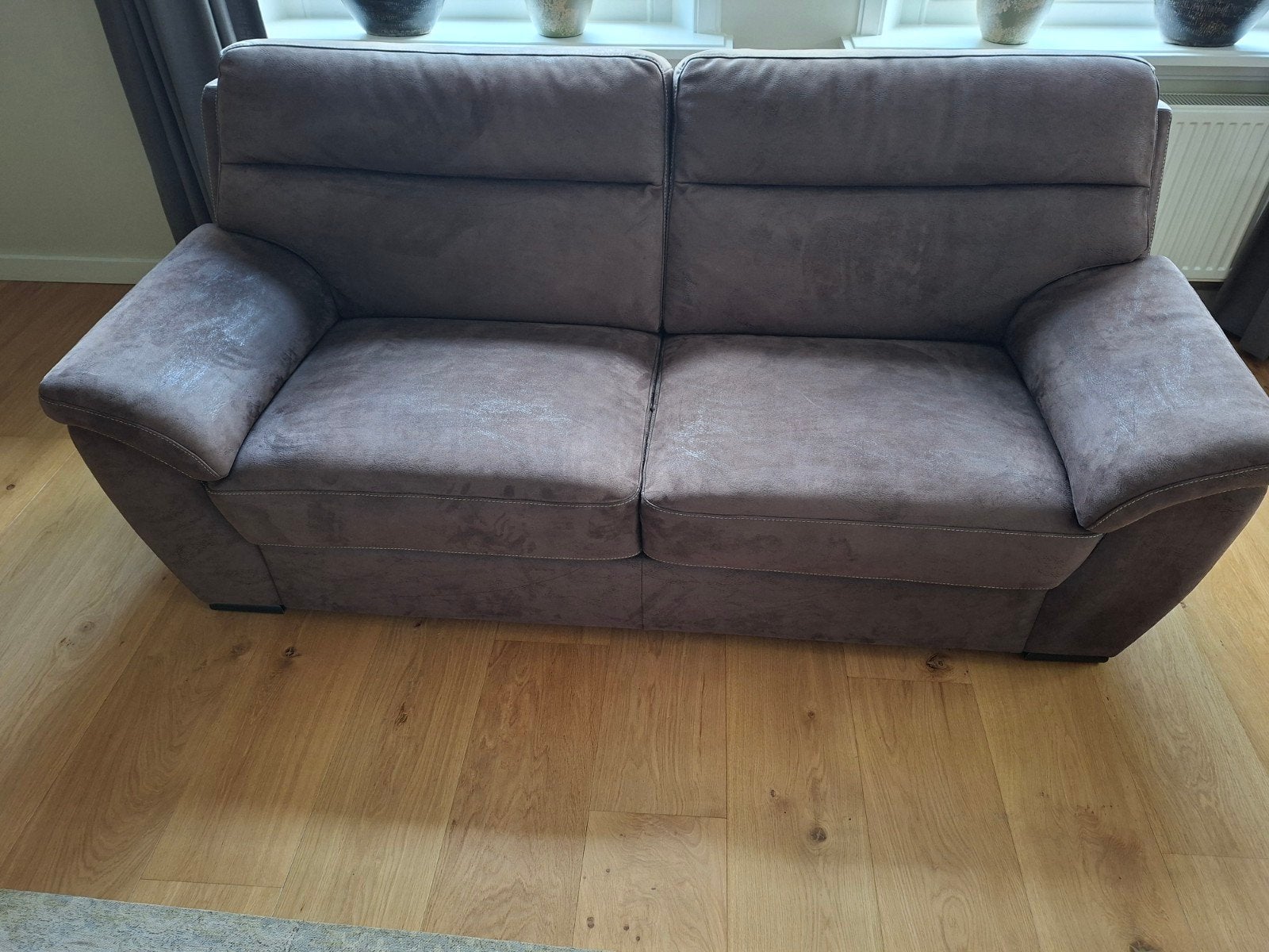 Bankstel 2 en eenhalf zit. gebruikt, Ophalen, Gebruikt, 100 tot 125 cm, Driepersoons