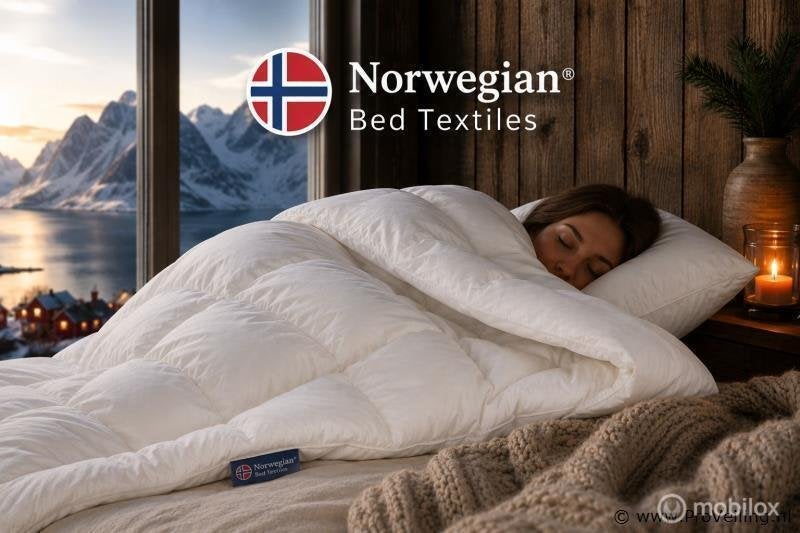 Online Veiling: Norwegian - Dekbed 140x200cm -  Katoen, Nieuw