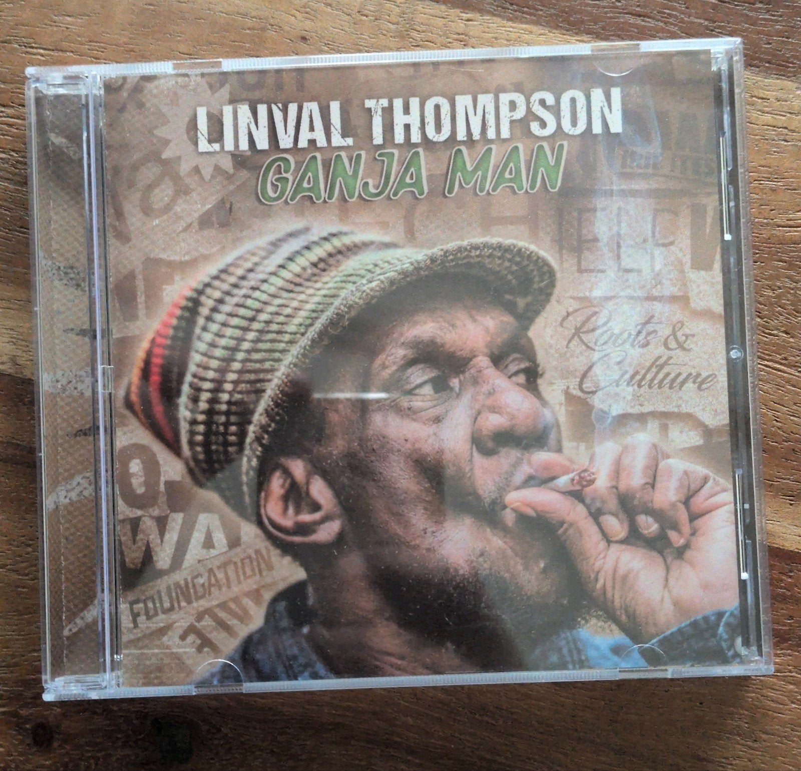 Linval Thompson - Ganja Man CD (Reggae, Dub), Ophalen of Verzenden, Reggae, Zo goed als nieuw, Album
