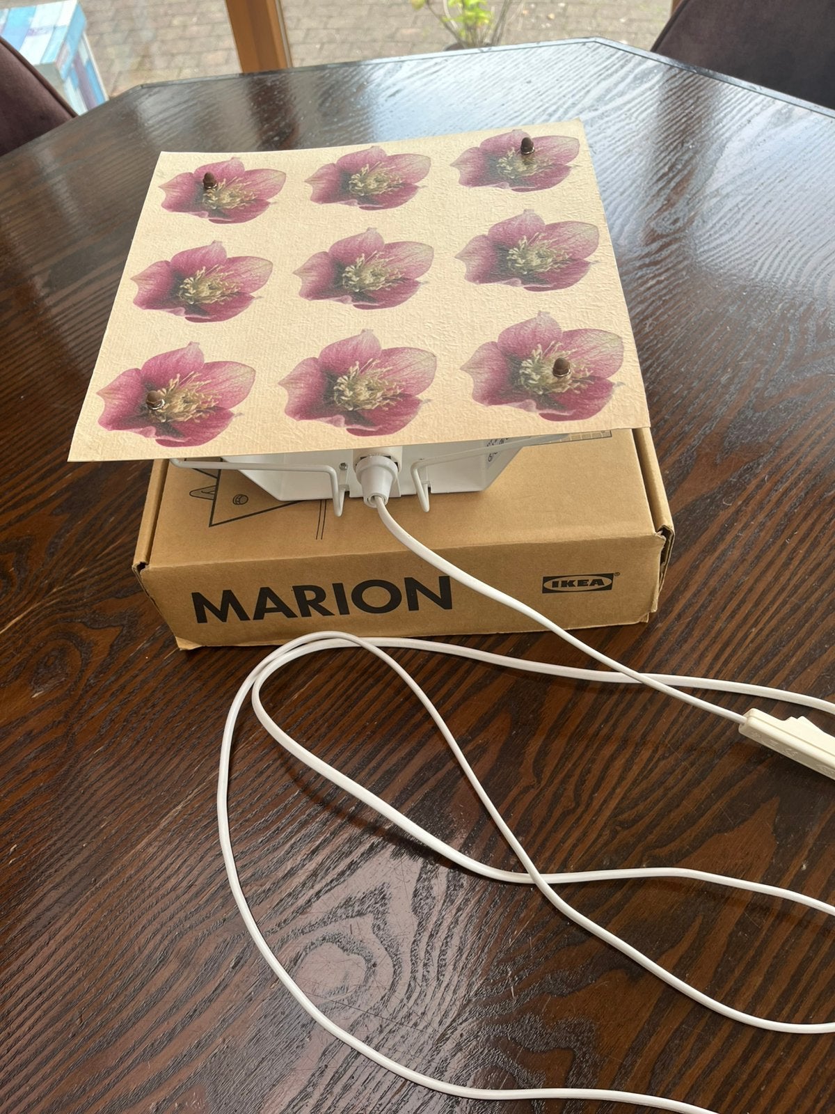 IKEA Marion lamp met verwisselbare frontjes, Ophalen, Zo goed als nieuw