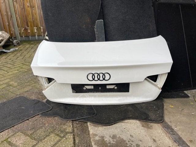 Achterklep wit Audi S5 (8T3) (2007-06/2011-09), Gebruikt, Auto-Union-Straße  1, Ingolstadt 85057, , Duitsland, Info@audi.de, Audi