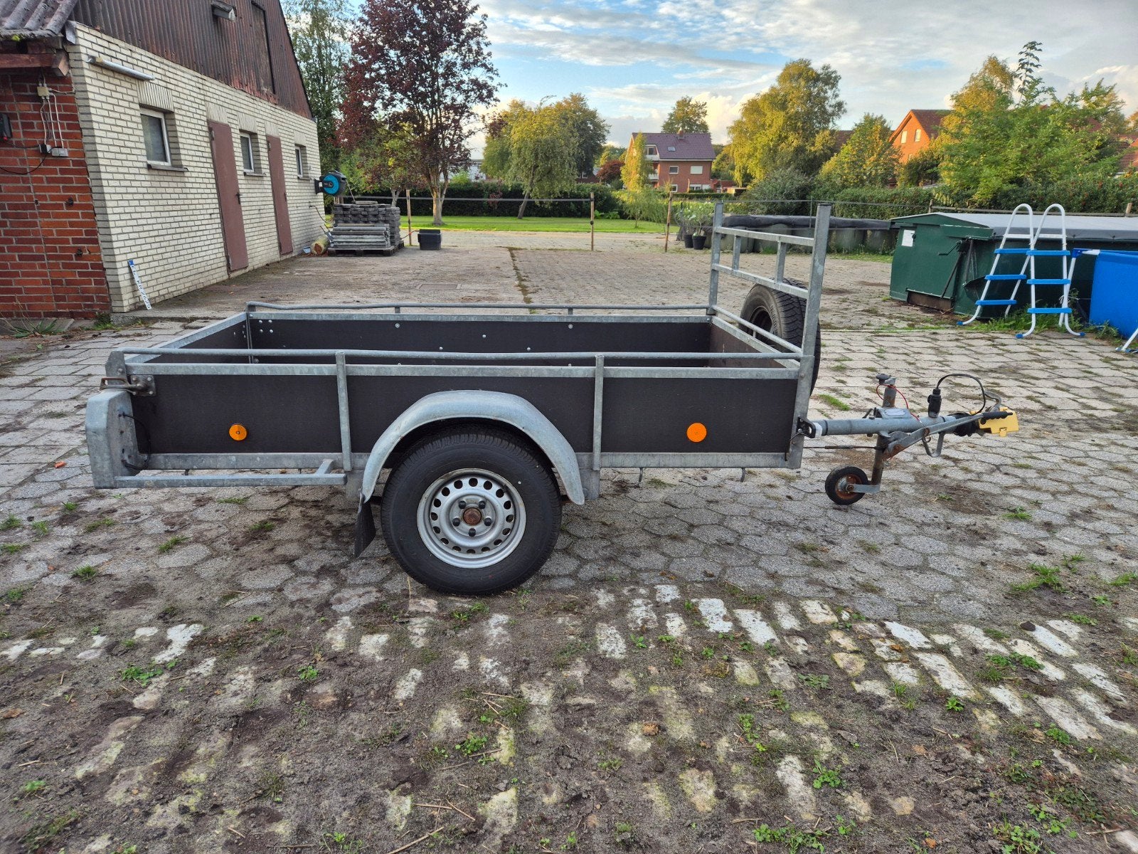 Aanhanger met verzwaarde as Pijnappel Twello, Ophalen, Gebruikt
