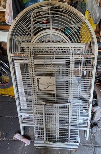 Papagaaie kooi opknapper, Dieren en Toebehoren, Ophalen, Gebruikt, Metaal, Vogelkooi