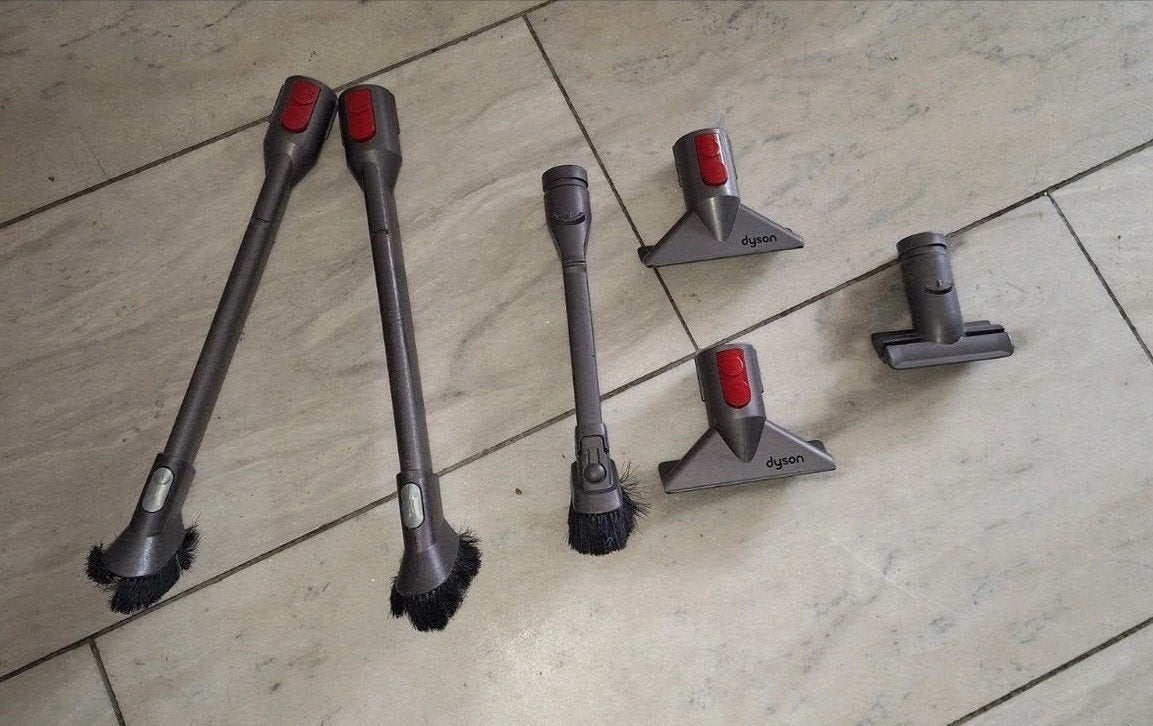 Dyson 3 Spleetmondstukken & 3 trapzuigmond, Ophalen of Verzenden, Gebruikt