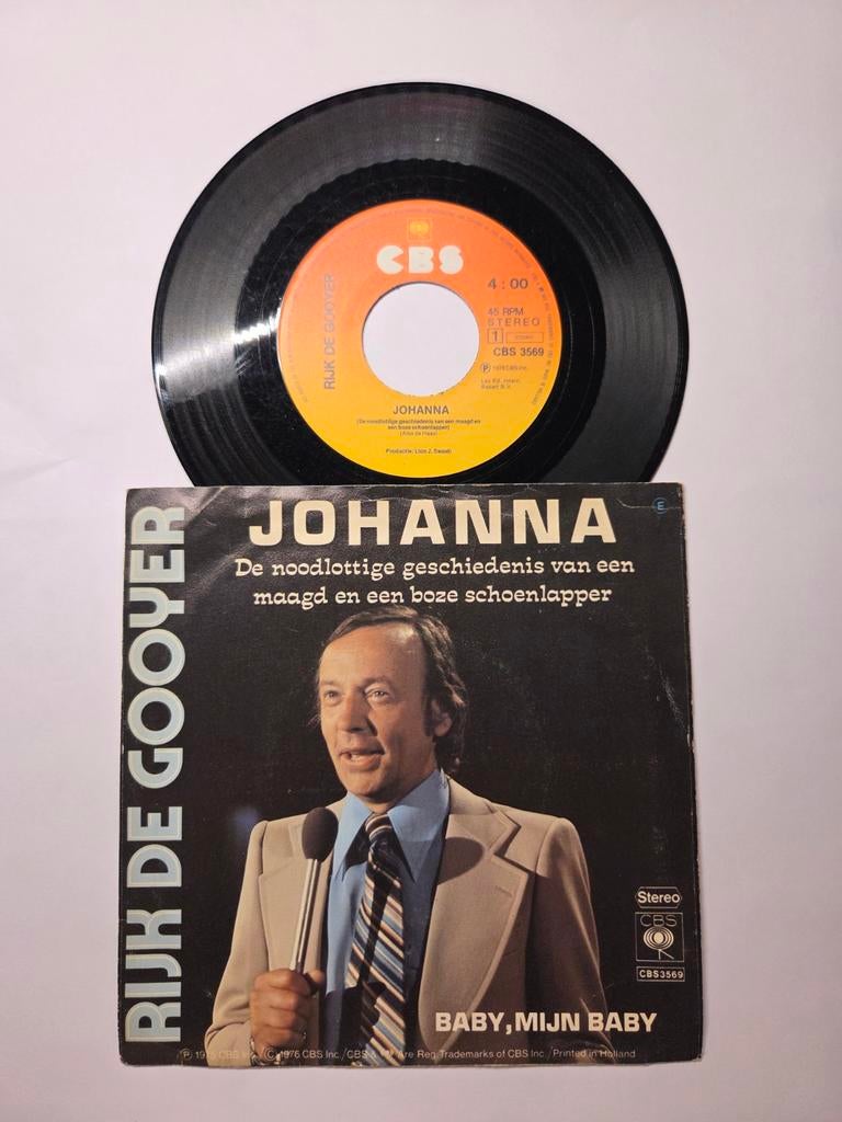 Rijk de Gooyer - Johanna, Cd's en Dvd's, Vinyl Singles, Gebruikt, 7 inch, Single, Ophalen of Verzenden