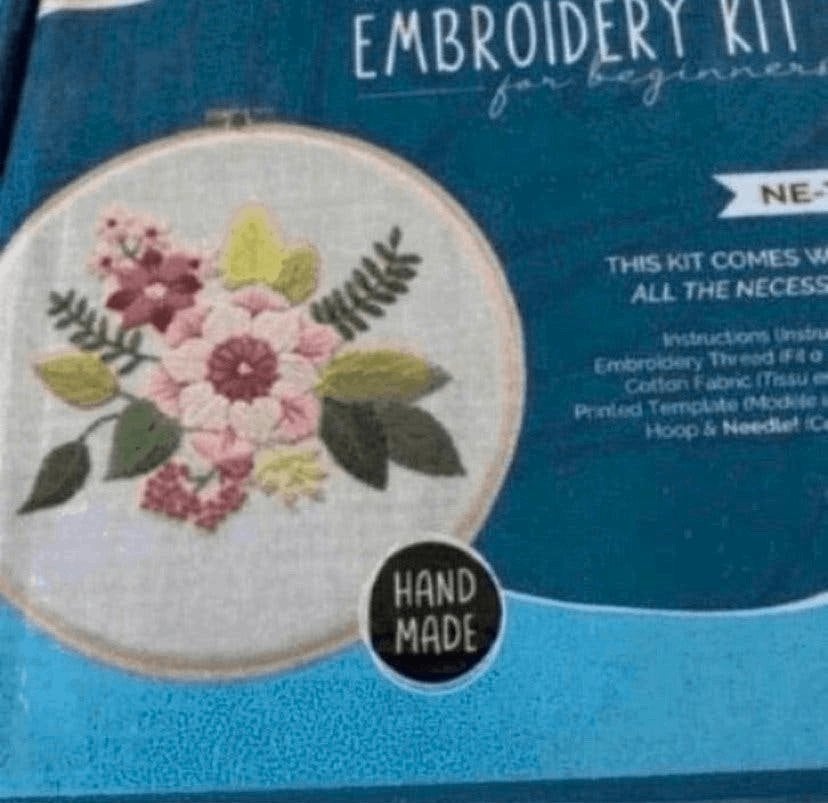 BORDUURKITS NEEDLE EMBROIDERY, Verzenden, Nieuw, Handborduren, Borduurpakket