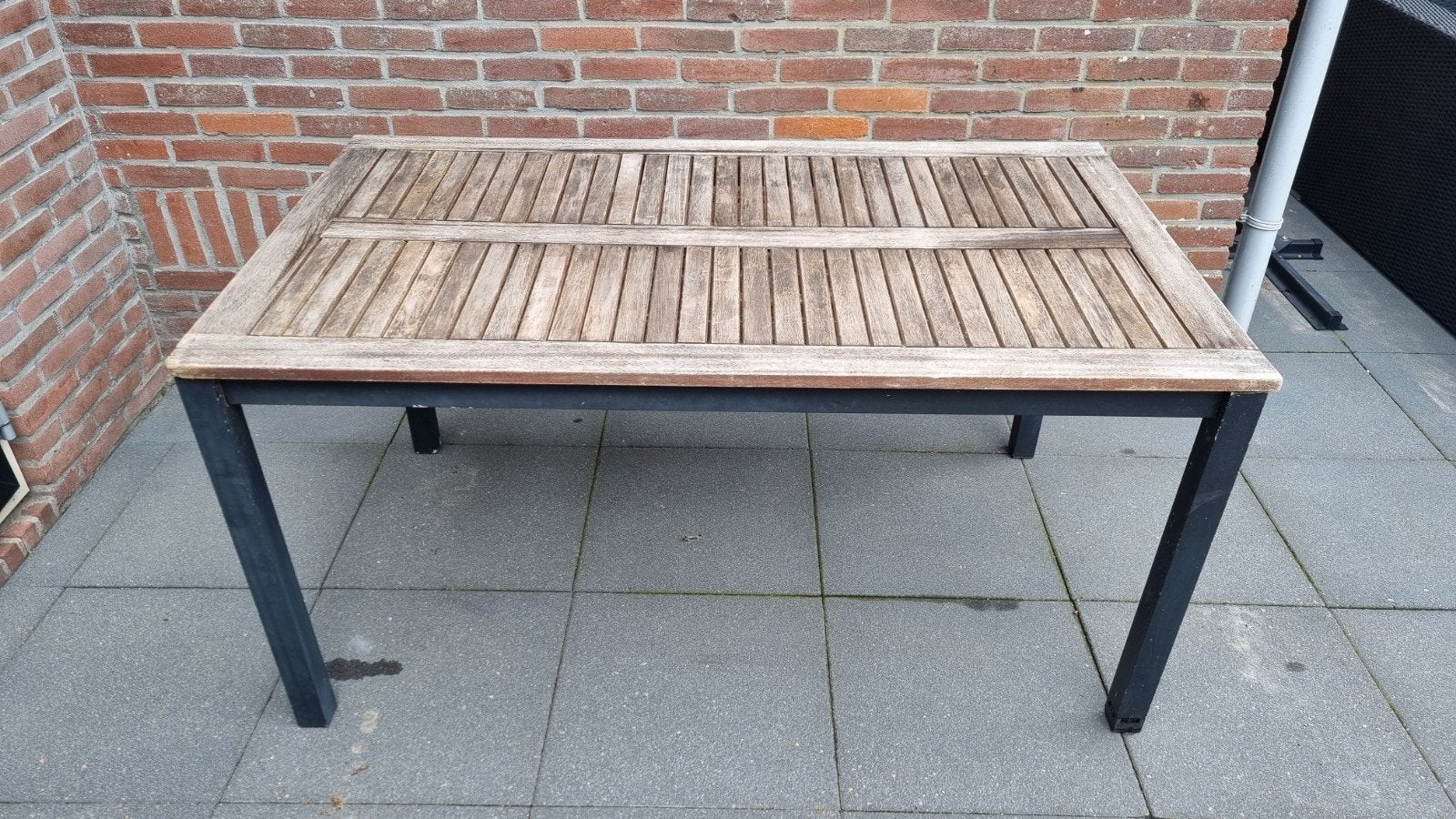 Tuintafel 1.50x90x75, Tuin en Terras, Ophalen, Gebruikt, Rechthoekig, Hout