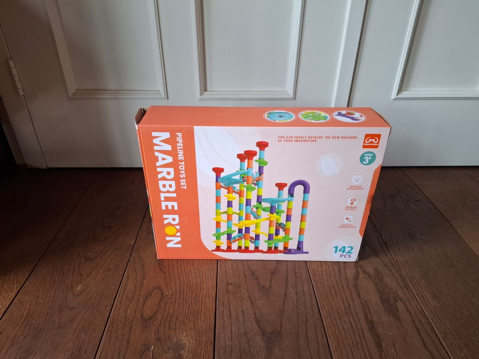 Marble Run knikkerbaan bouwset - 142 stuks, Ophalen of Verzenden, Zo goed als nieuw, Overige merken