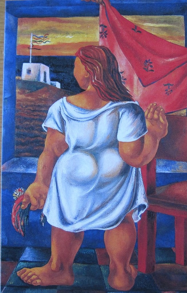 René Portocarrero - Vrouw aan het raam - nieuw, Verzenden, 1980 tot heden, Ongelopen, Overige thema's