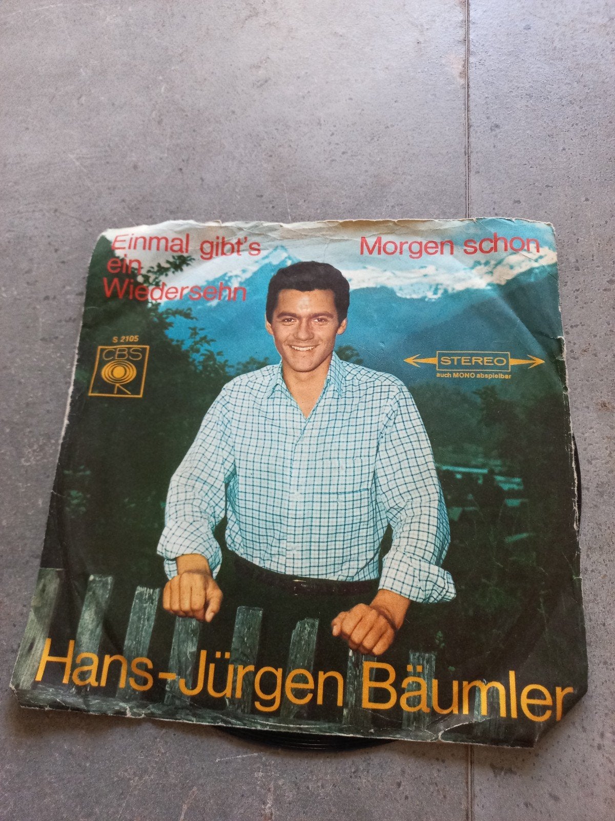 Hans-Jürgen Bäumler - Einmal gibt's ein Wiedersehn (Single), Ophalen of Verzenden, Gebruikt, Single
