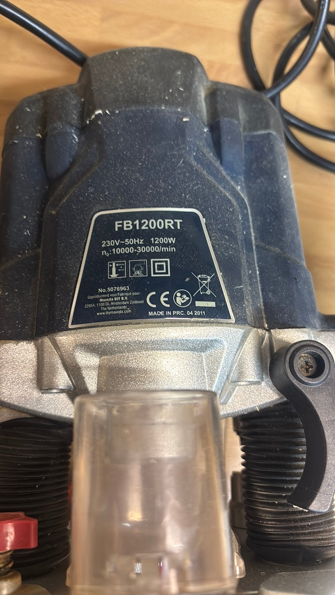Te koop X-kraft bovenfrees FB1200RT, Ophalen, Gebruikt, Elektrisch, Bovenfrees