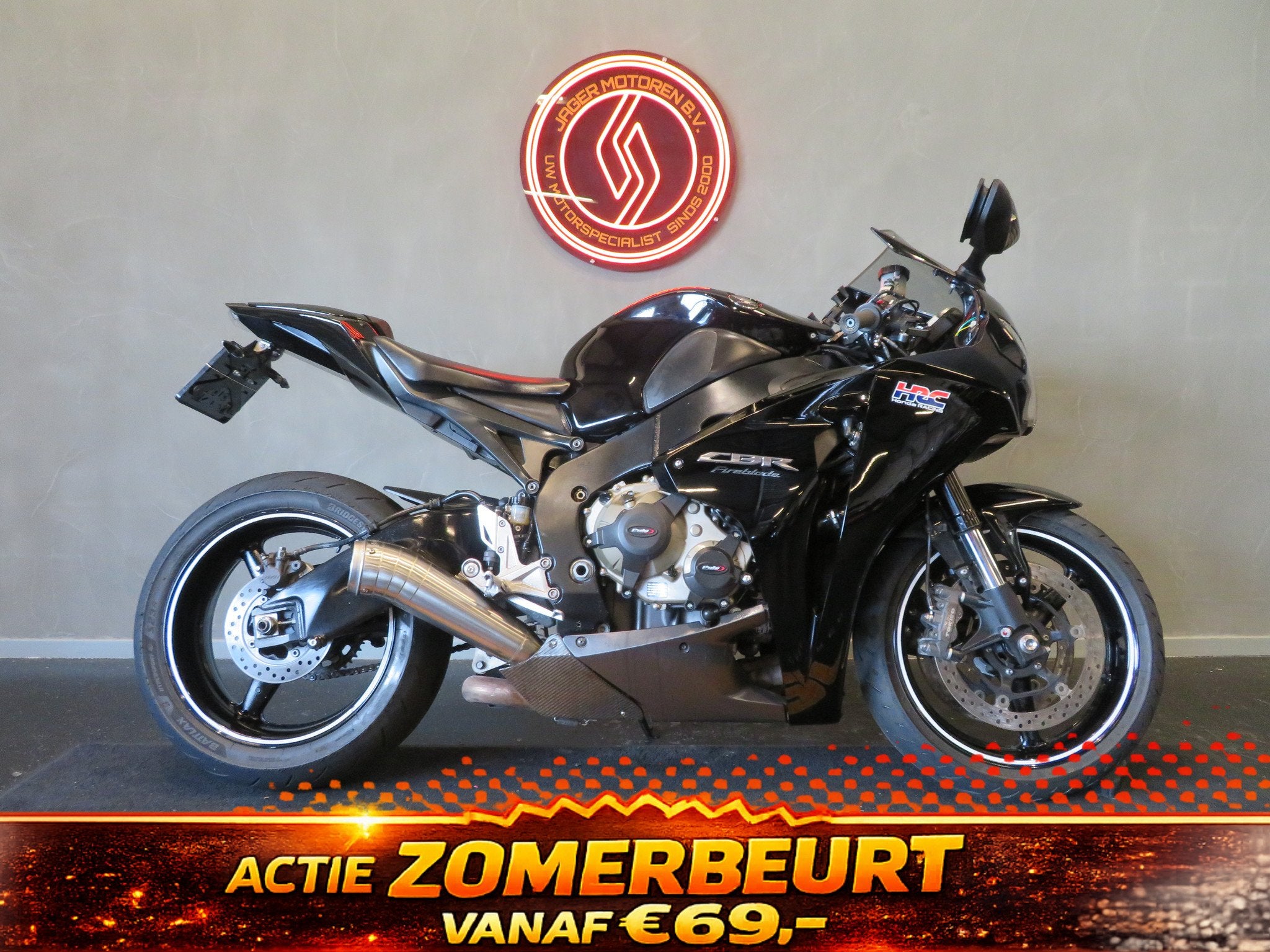 Honda CBR 1000 RR CBR1000RR FIREBLADE MIV (bj 2008), Auto's, Vrachtwagens, Overige merken, Overige brandstoffen, Zwart, Bedrijf