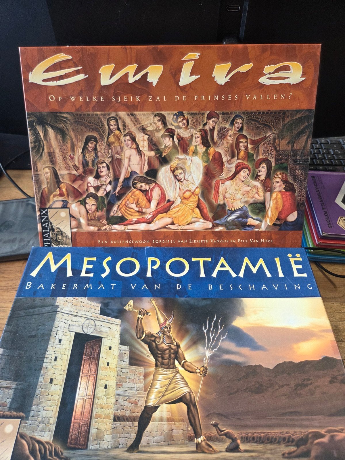Emira & Mesopotamië Bordspellen - Strategie & Avontuur, Drie of vier spelers, Ophalen of Verzenden, Gebruikt, Phalanx