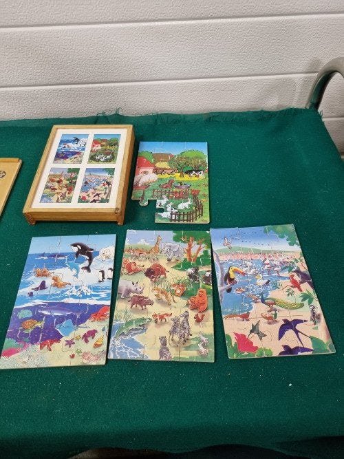 Houten puzzels vier stuks, Ophalen of Verzenden, 'T Olde Gre-j, Info@toldegrej.nl, Endepoelstraat 20f Didam