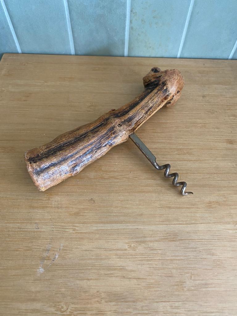 Vintage kurkentrekker van een wijnrank van Laurent Siret, Ophalen of Verzenden