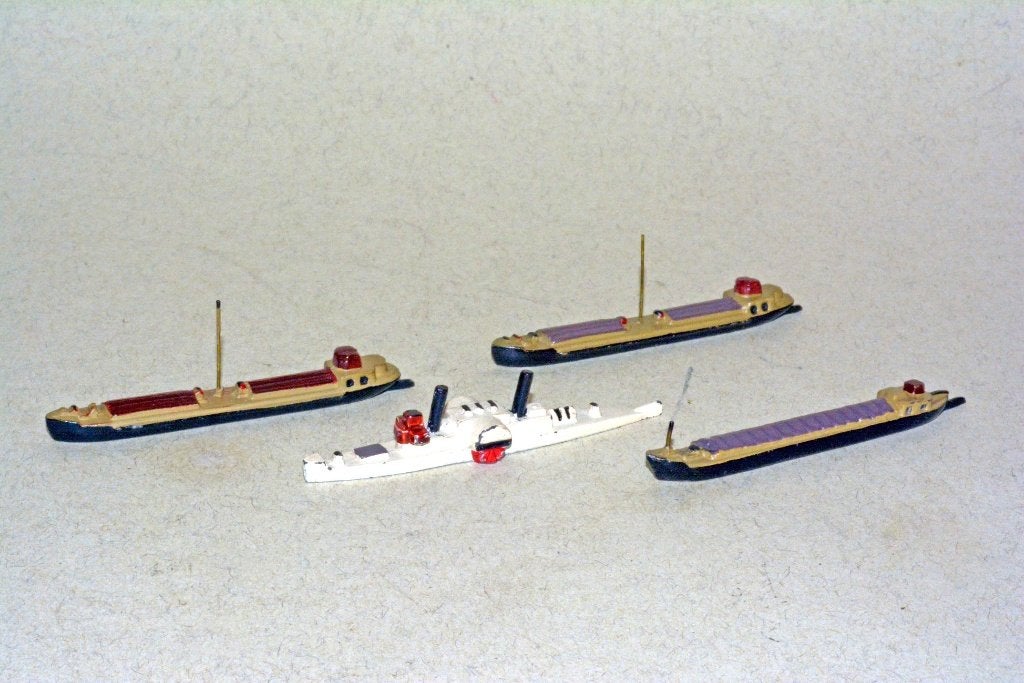 WIKING antieke oude rivierschepen 1:1250 - 1936-39, Verzenden, Gebruikt