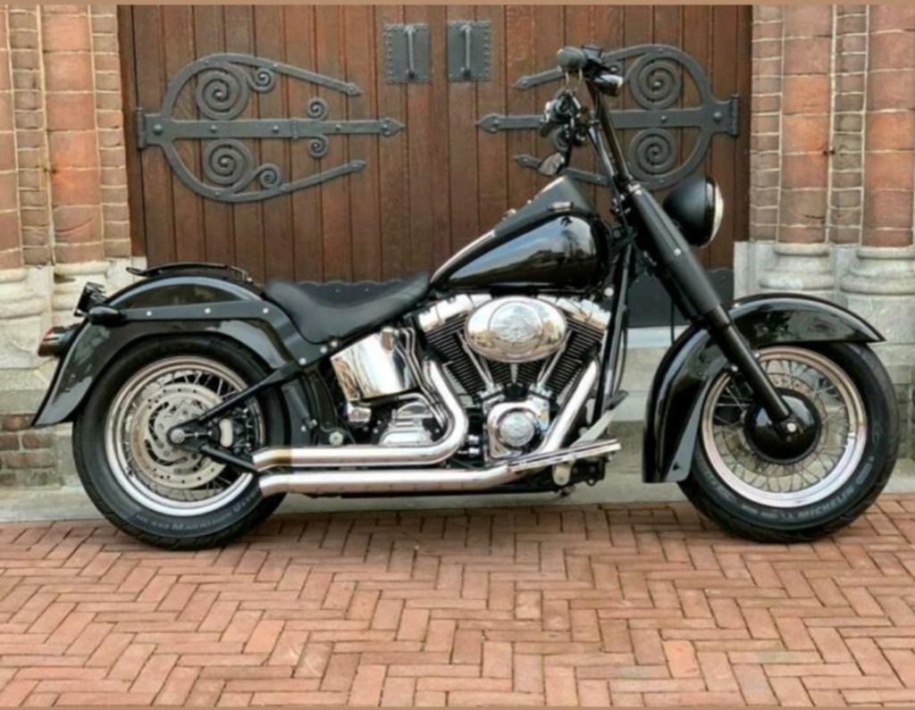 Uitlaat voor Harley Davidson Heritage - Chroom, Ophalen of Verzenden, Gebruikt