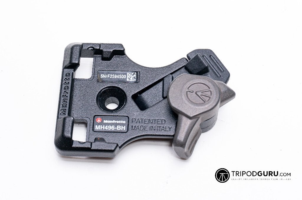 Manfrotto R111620C01 Plate Holder voor MH496BH, Gebruikt, Via Valsugana, 100 36022 Cassola (VI) Italy, Verzenden, Info@videndum.com