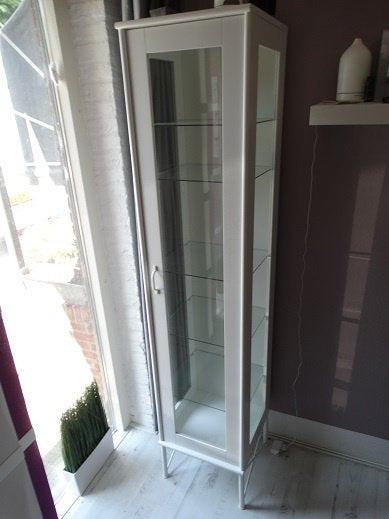 Vitrinekast\apothekerskast van Ikea., Minder dan 50 cm, Ophalen of Verzenden, Zo goed als nieuw, 25 tot 50 cm