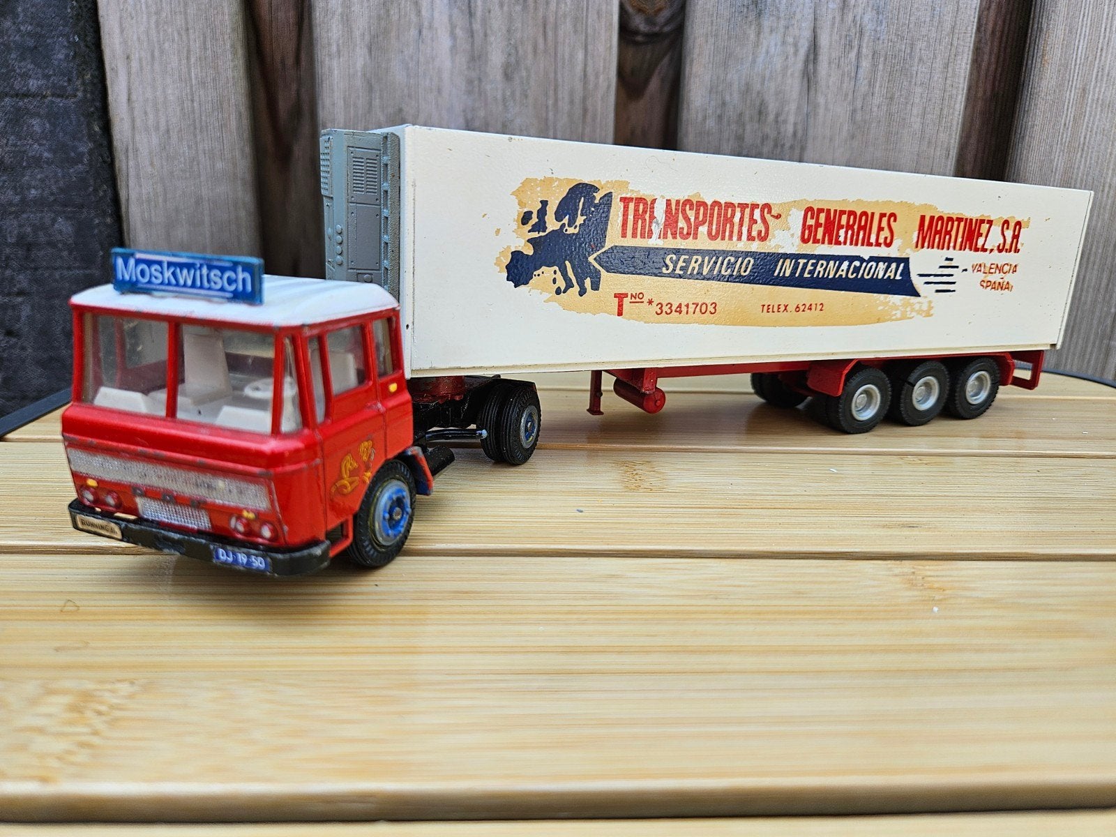 Lion Car Daf 2600 met kittrailer Martinez Valencia, Ophalen of Verzenden, Gebruikt, Overige merken