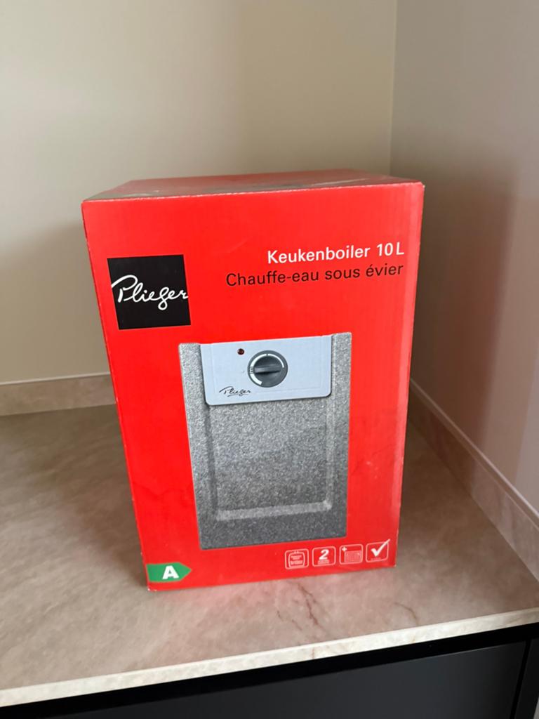Plieger keukenboiler 10 liter, Doe-het-zelf en Verbouw, Geisers en Boilers, Ophalen of Verzenden
