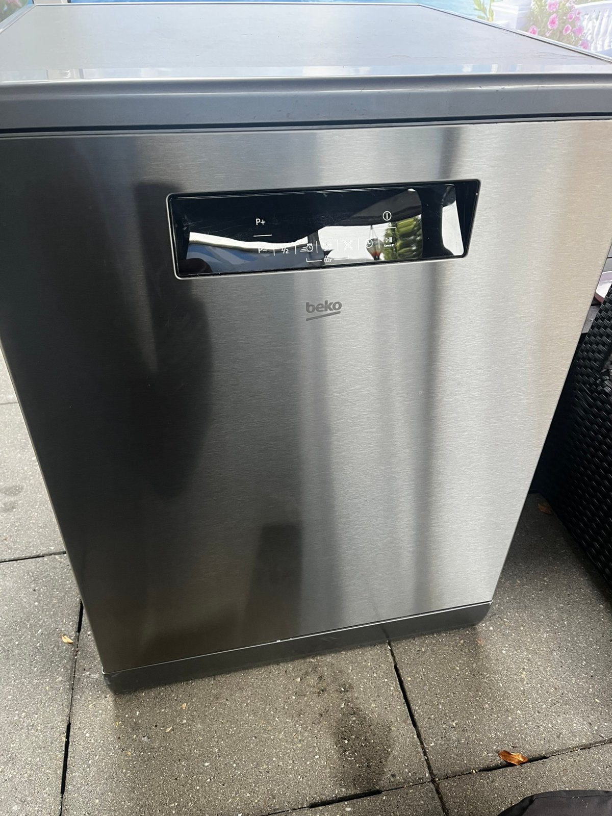 Beko, Gebruikt, 60 cm of meer, Ophalen of Verzenden, Vrijstaand
