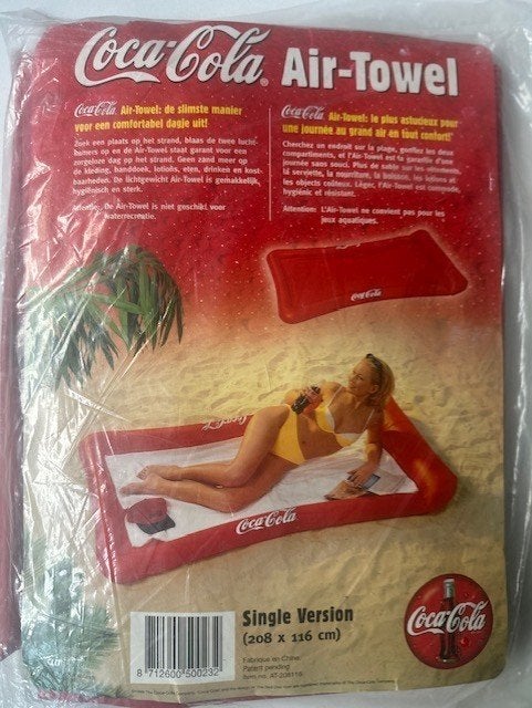Coca Cola air-towel, Ophalen of Verzenden, Nieuw, Gebruiksvoorwerp