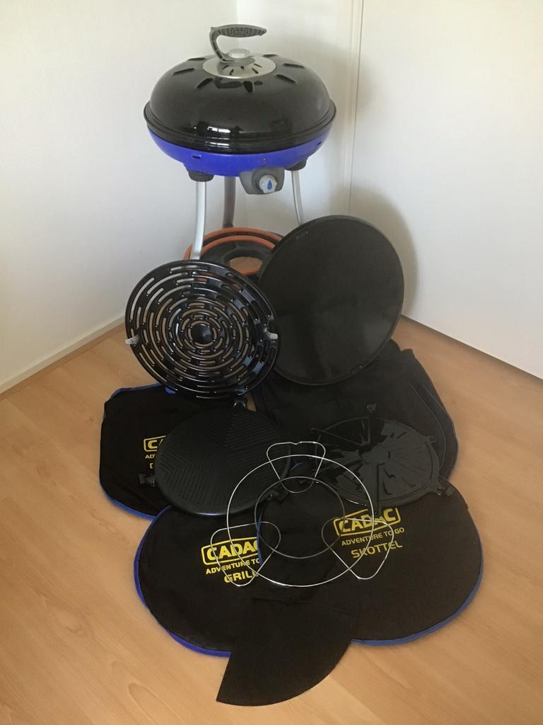 Cadac skottelbraai Carri Chef + accessoires., Ophalen of Verzenden, Zo goed als nieuw