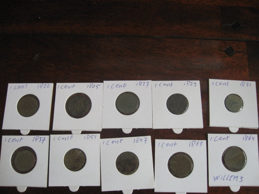 centen, Ophalen of Verzenden, Koning Willem I, 1 cent, Setje