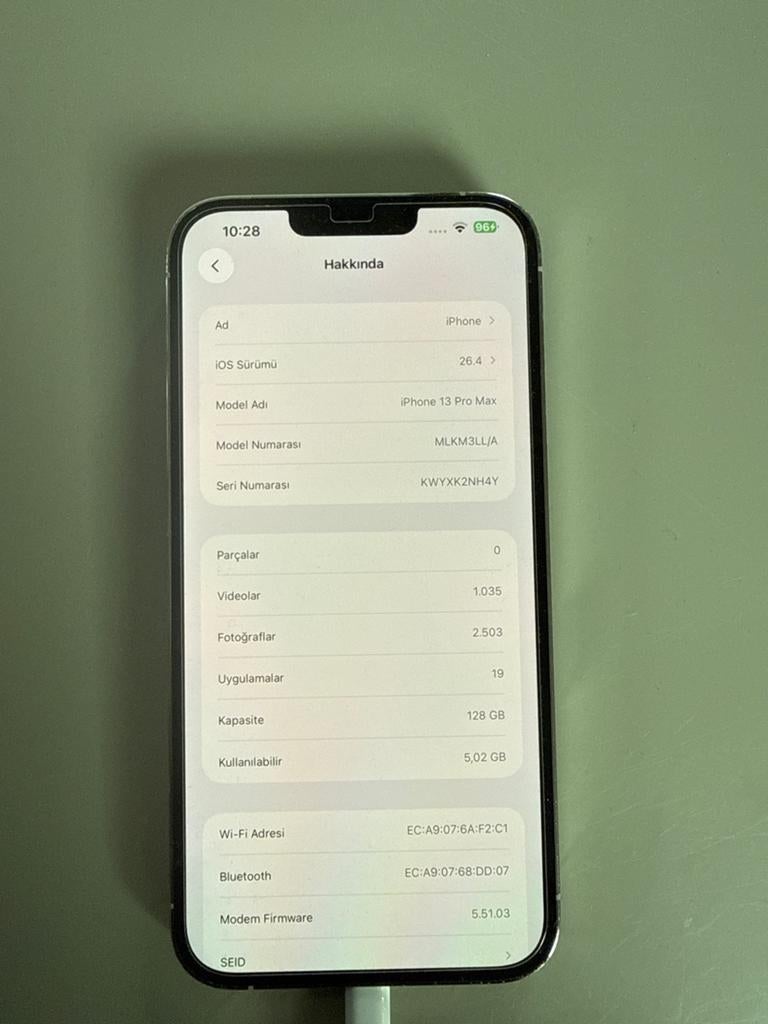 iPhone 13 Pro Max 128GB - Achterkant beschadigd, Ophalen of Verzenden, IPhone 13 Pro Max, Zonder simlock, Zonder abonnement