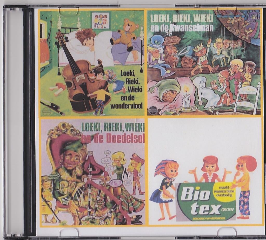 Hoorspel Biotex met Loeki, Rieki en Wieki op Cd, Cd's en Dvd's, Ophalen, Zo goed als nieuw, Verhaal of Sprookje