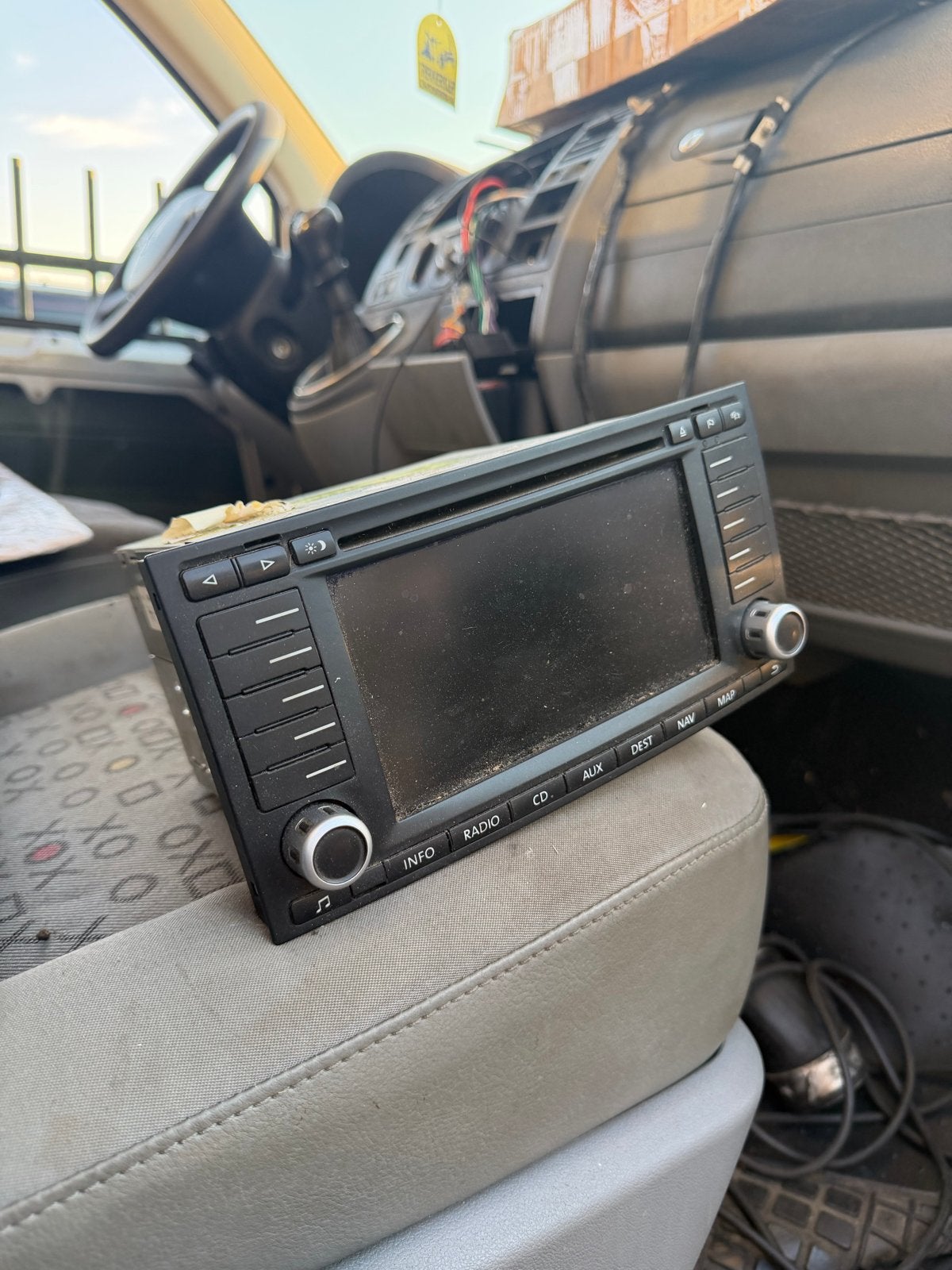Originele Volkswagen Transporter Radio Navigatiesysteem, Ophalen of Verzenden, Gebruikt