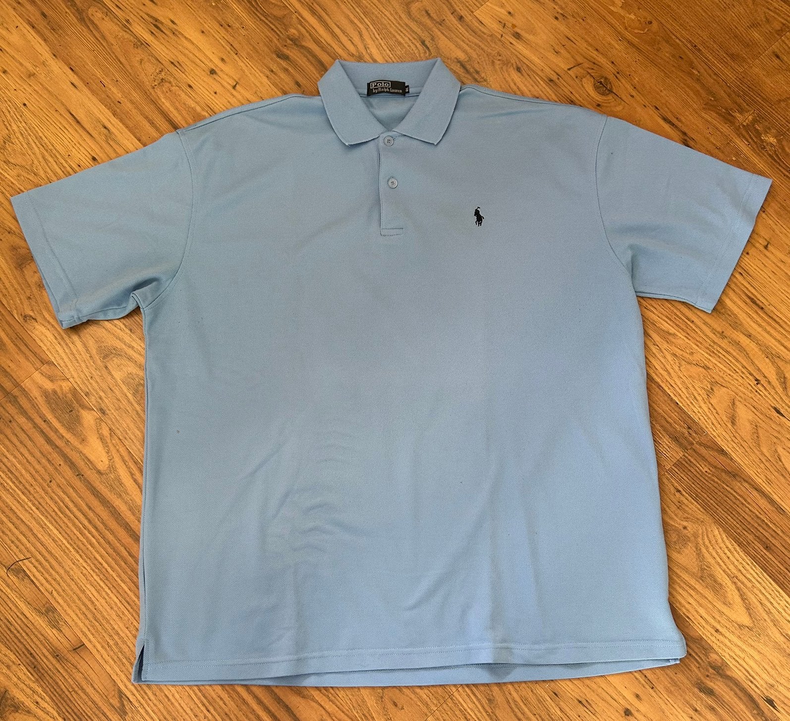 RALPH LAUREN polo maat 4XL/3XL, Ophalen of Verzenden, Zo goed als nieuw, Overige maten, Blauw