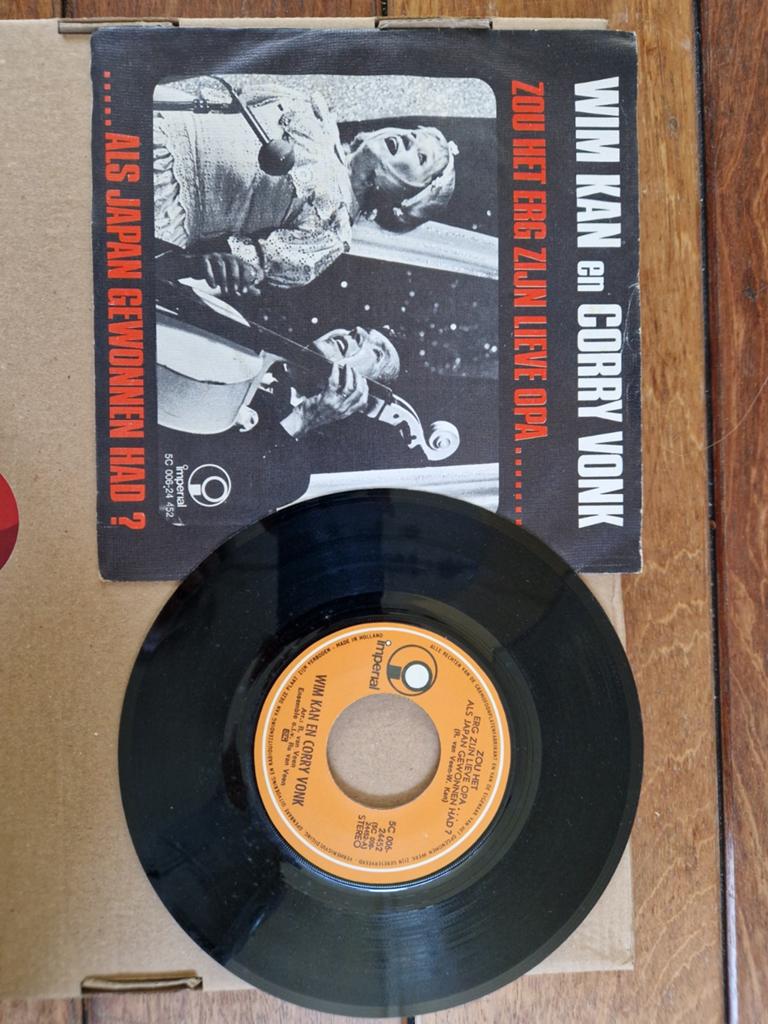 Wim Kan en Corry Vonk - Als Japan Gewonnen Had? / Er Leven H, Gebruikt, 7 inch, Single, 1970 - 1979