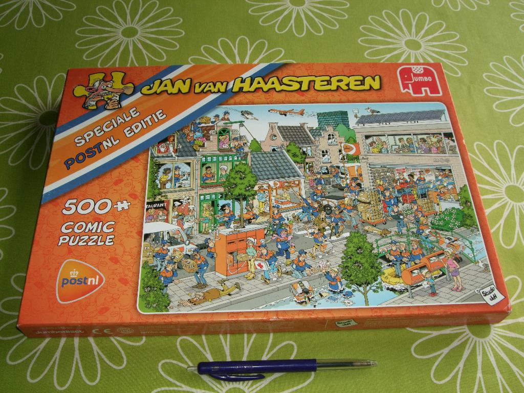 Jan van Haasteren - PostNL editie van 500st in gesloten zak, Hobby en Vrije tijd, Denksport en Puzzels, Ophalen of Verzenden, 500 t/m 1500 stukjes