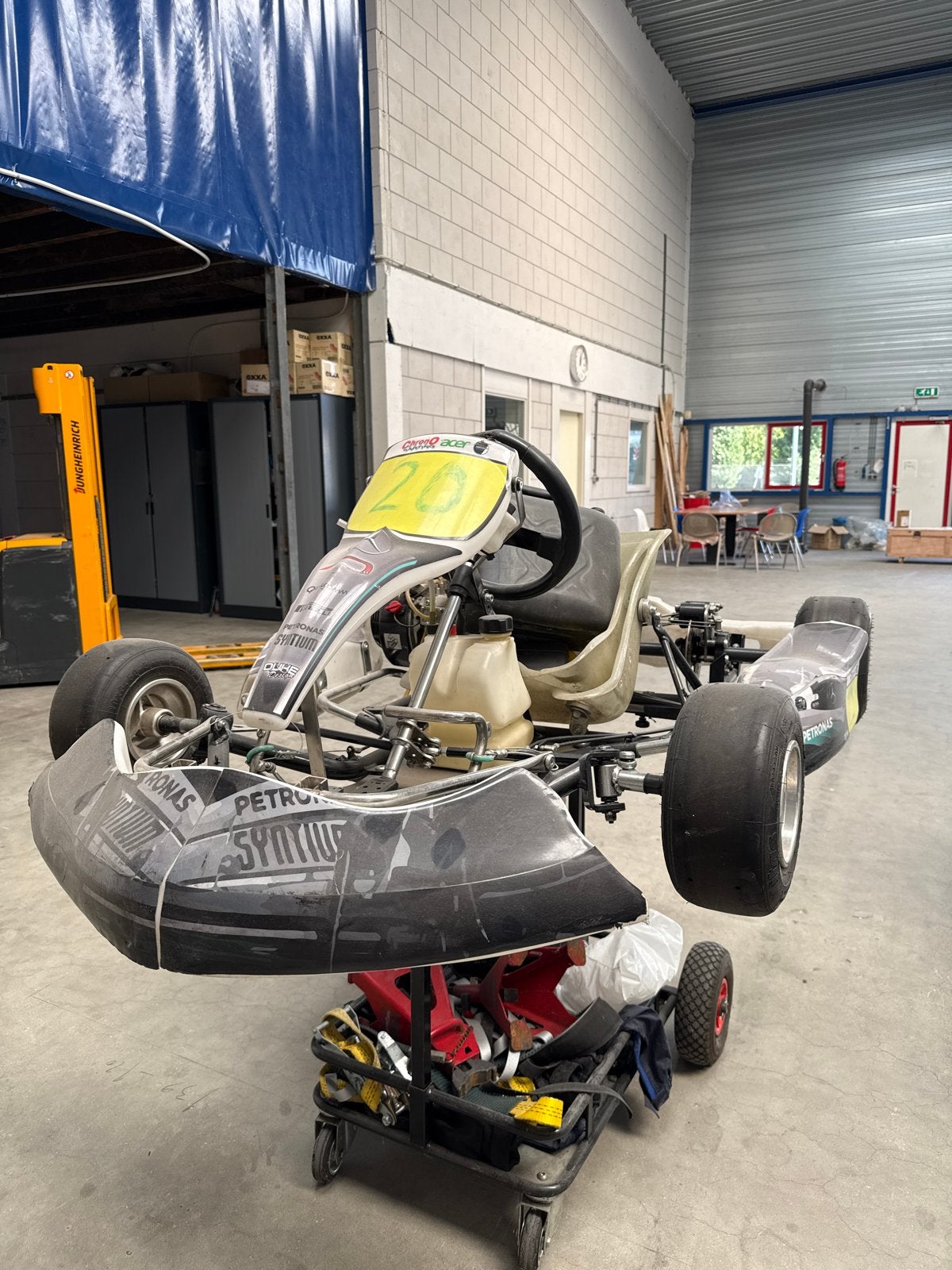 Parolin Rocky Kart - binnen gestaan, startklaar maken!, Ophalen, Gebruikt, Kart