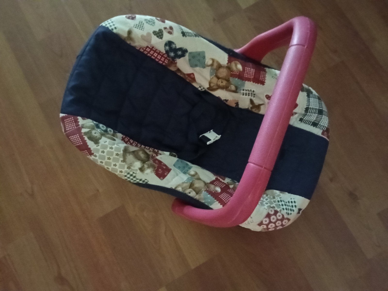 poppen maxi cosi , donkerblauw, Kinderen en Baby's, Speelgoed | Poppen, Ophalen, Gebruikt, Babypop