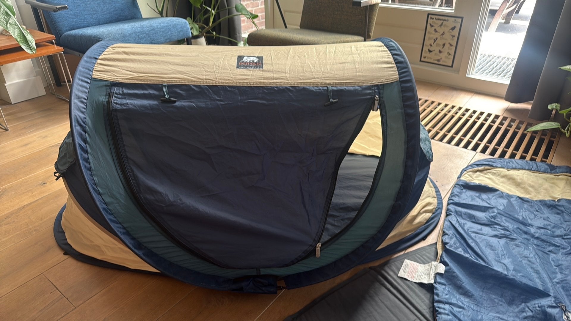 Deryan tent peutertent, Caravans en Kamperen, Ophalen of Verzenden, Zo goed als nieuw, Tot en met 2