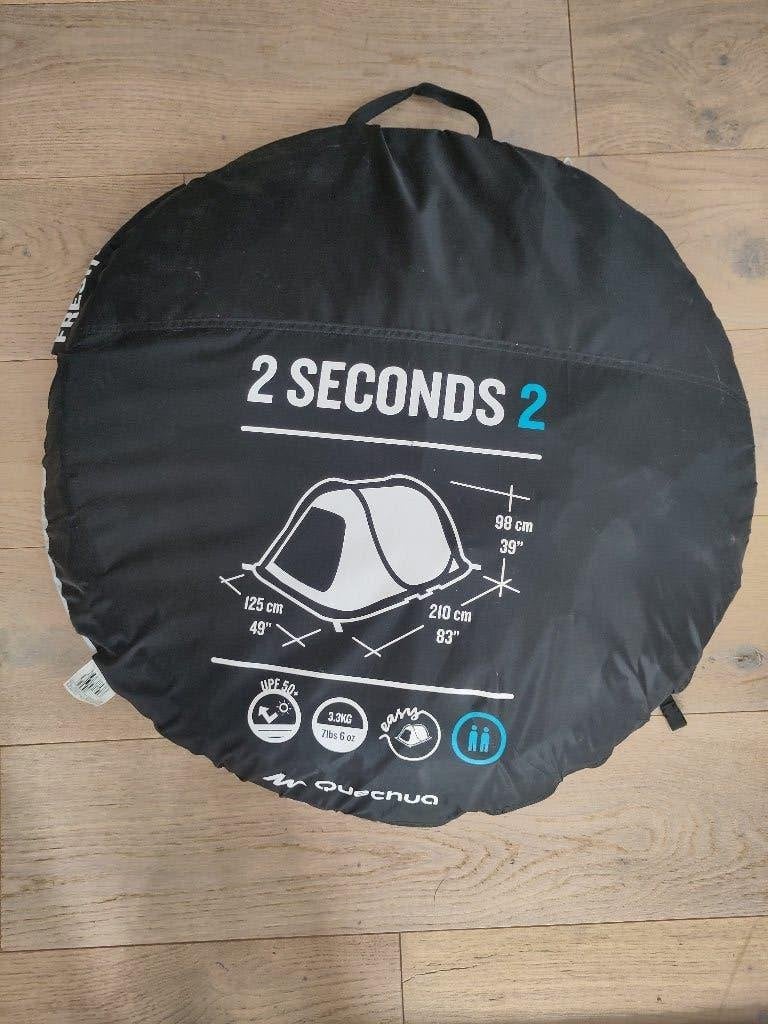 Fresh & black 2 seconds 2 persoons tent, Ophalen, Zo goed als nieuw, Tot en met 2