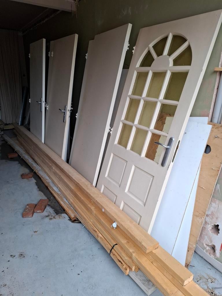 Binnendeuren, Ophalen, Minder dan 25 mm, Plank, Steigerhout