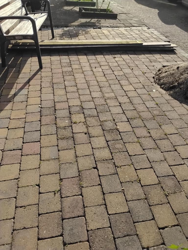 Koppelstones 15x15 cm GRATIS, Ophalen, Gebruikt, Klinkers, 10 m² of meer