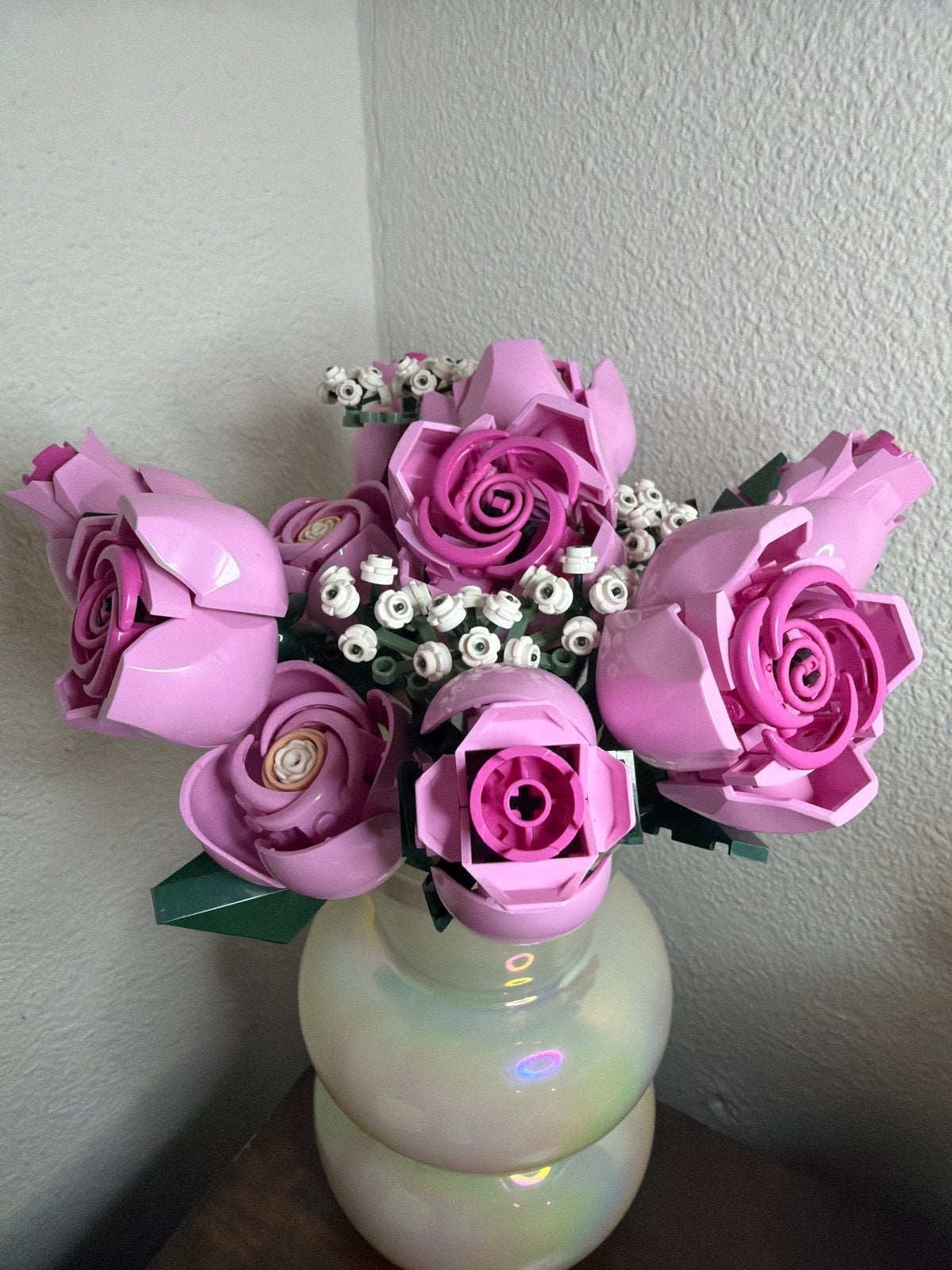 Lego Rozen Boeket - Prachtige Roze Bloemen, Ophalen of Verzenden, Zo goed als nieuw, Overige merken