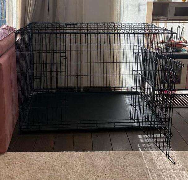 Adori hondenbench XL zwart, Ophalen, Zo goed als nieuw